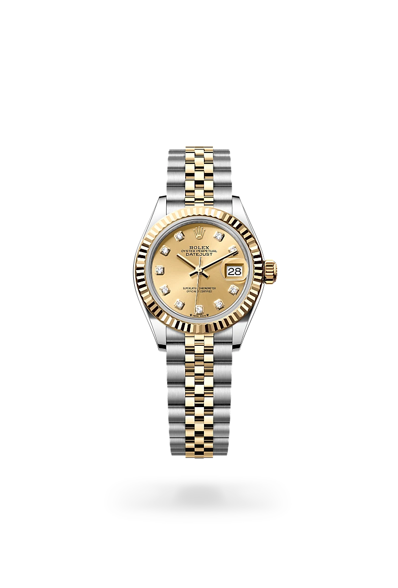 Rolex Lady-Datejust in Yellow Rolesor - combination of Oystersteel and yellow gold, M279173-0011 - GemOro