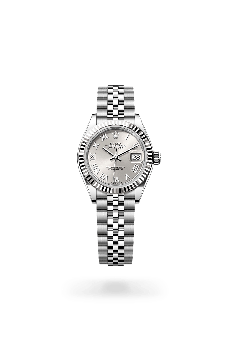 Rolex Lady-Datejust in White Rolesor - combination of Oystersteel and white gold, M279174-0007 - J. Vair Jewellers