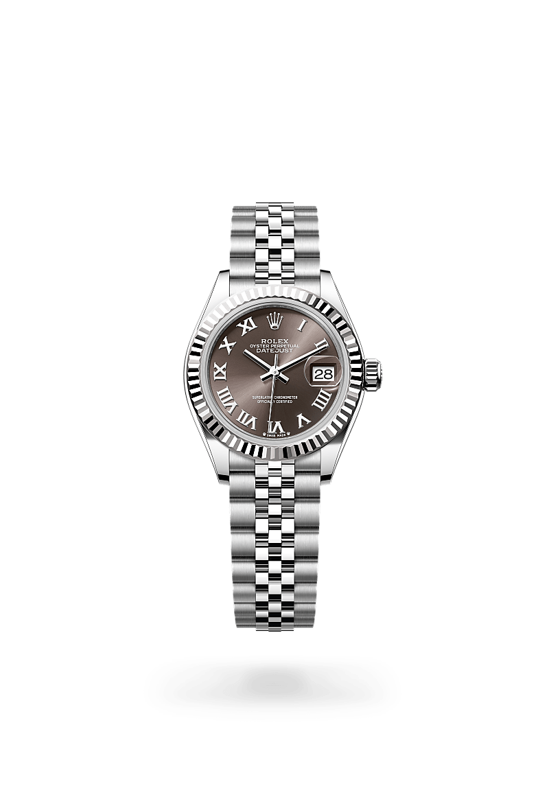 Rolex Lady-Datejust in White Rolesor - combination of Oystersteel and white gold, M279174-0013 - La Différence Time Centre