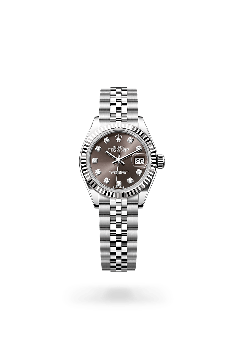 Rolex Lady-Datejust in White Rolesor - combination of Oystersteel and white gold, M279174-0015 - GemOro