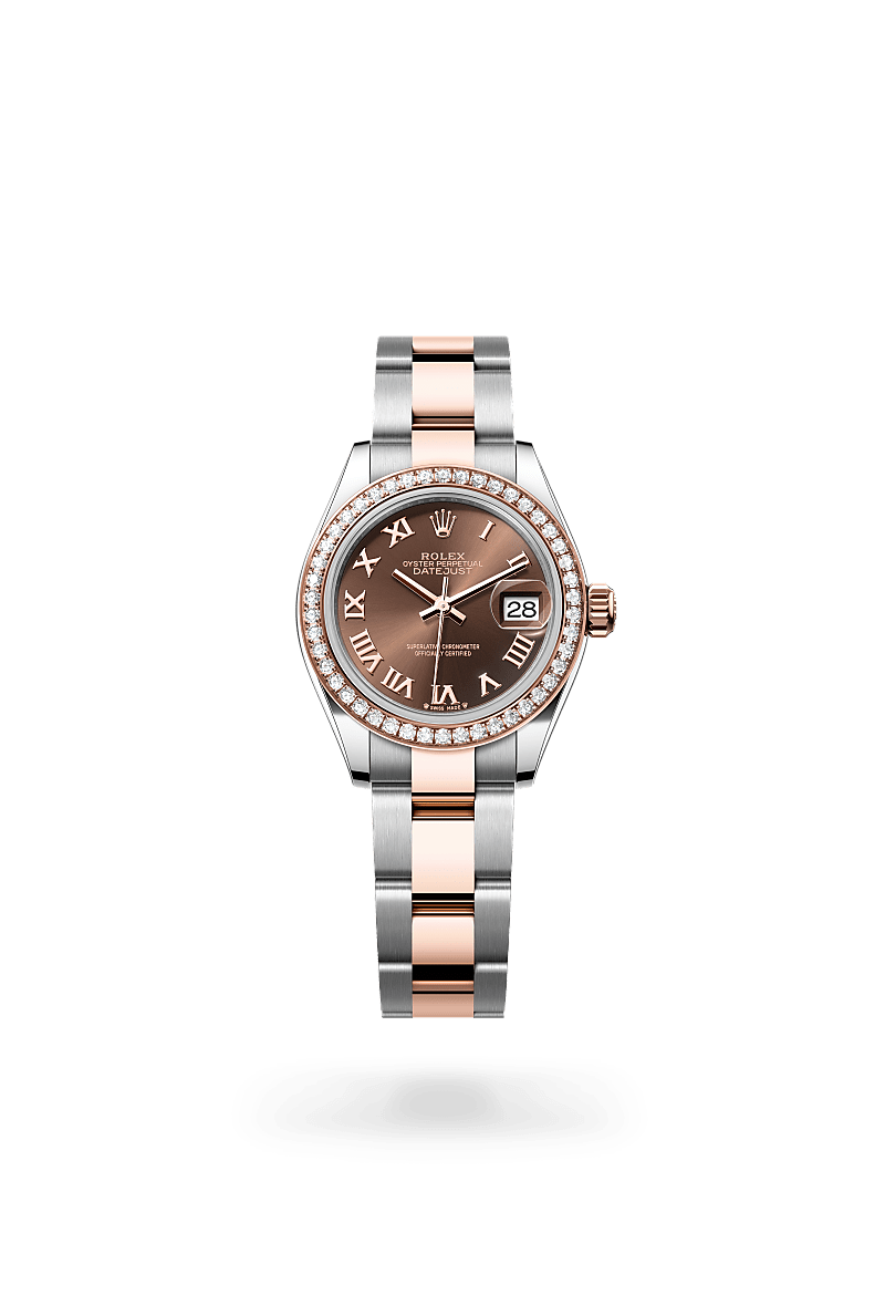 Rolex Lady-Datejust in Everose Rolesor - combination of Oystersteel and Everose gold, M279381RBR-0010 - Rolex Boutique San Jose