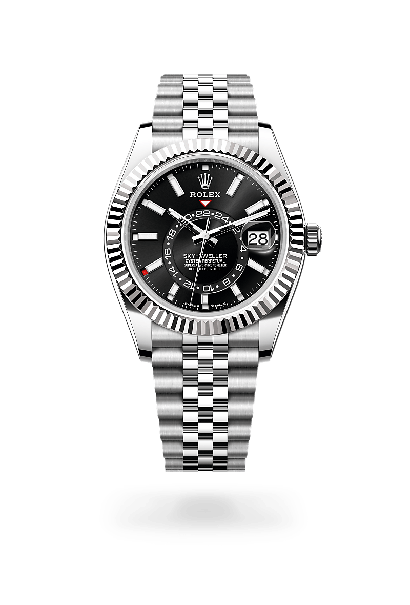 Rolex Sky-Dweller in White Rolesor - combination of Oystersteel and white gold, M336934-0008 - Nash Jewellers