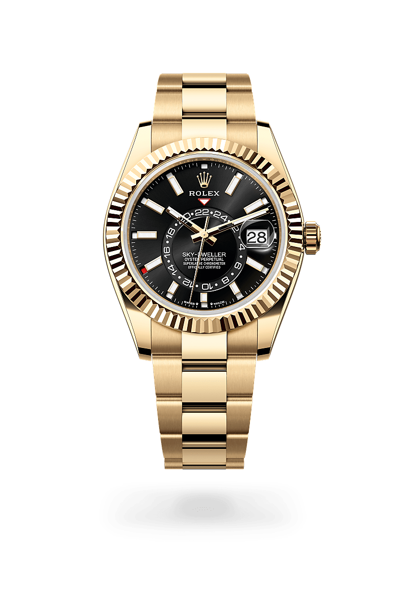 Rolex Sky-Dweller in 18 ct yellow gold, M336938-0002 - J. Vair Jewellers