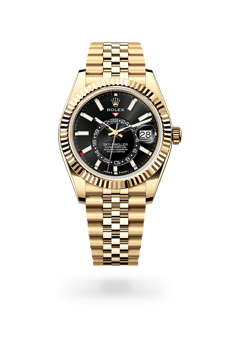 Rolex Sky-Dweller in 18 ct yellow gold, M336938-0005 - J. Vair Jewellers