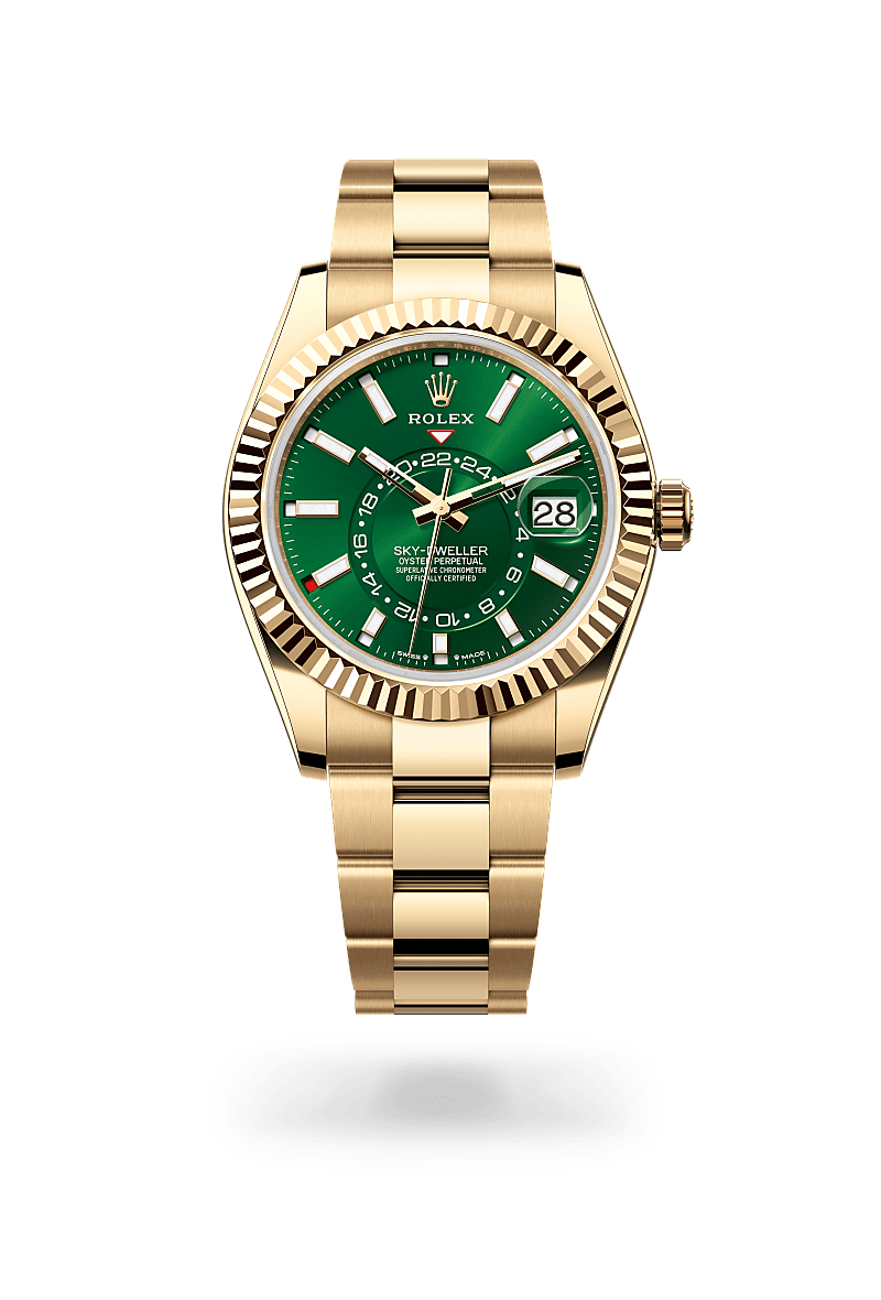 Rolex Sky-Dweller in 18 ct yellow gold, M336938-0007 - J. Vair Jewellers