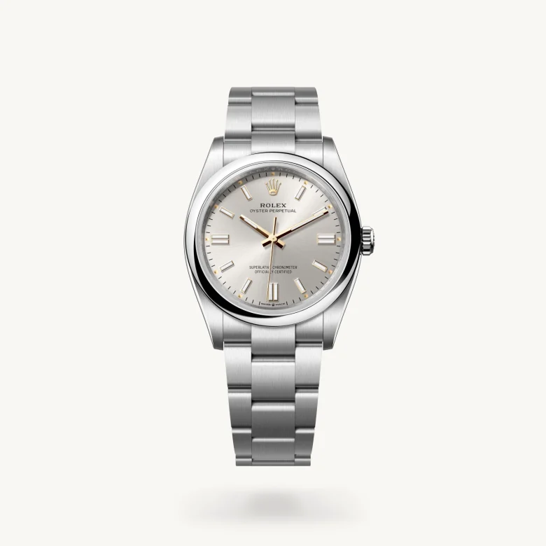 Rolex Oyster Perpetual in Oystersteel, M126000-0001 - J. Vair Jewellers