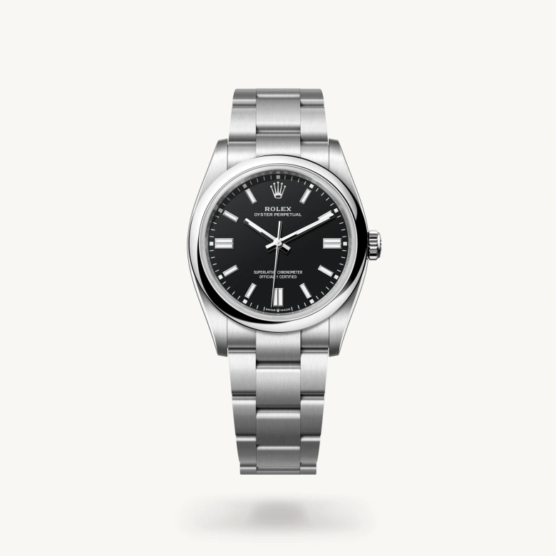 Rolex Oyster Perpetual in Oystersteel, M126000-0014 - J. Vair Jewellers