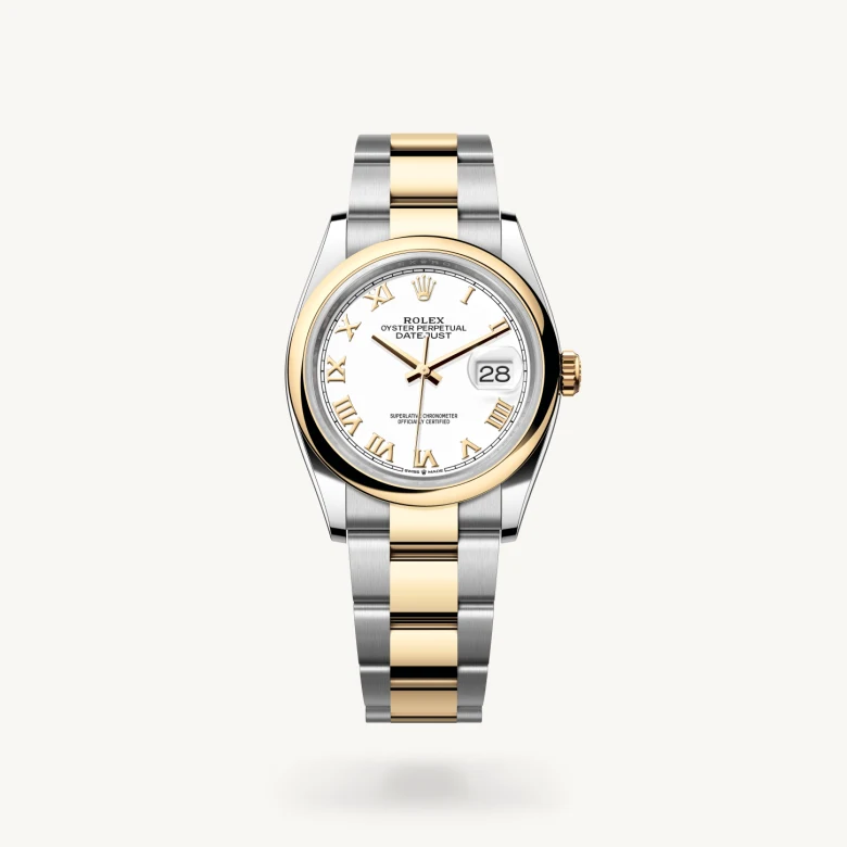 Rolex Datejust in Yellow Rolesor - combination of Oystersteel and yellow gold, M126203-0030 - Nash Jewellers