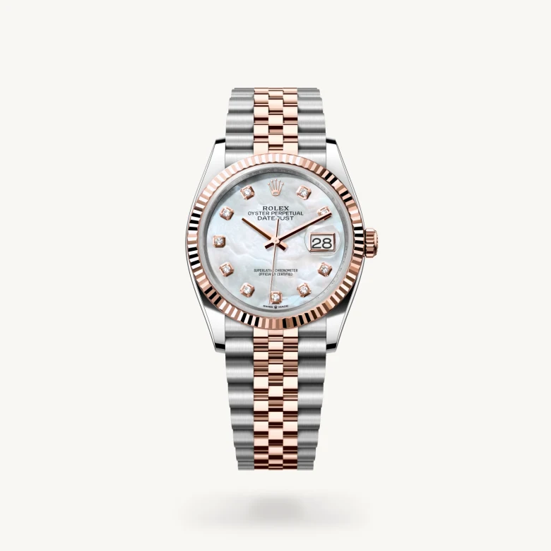 Rolex Datejust in Everose Rolesor - combination of Oystersteel and Everose gold, M126231-0021 - J. Vair Jewellers