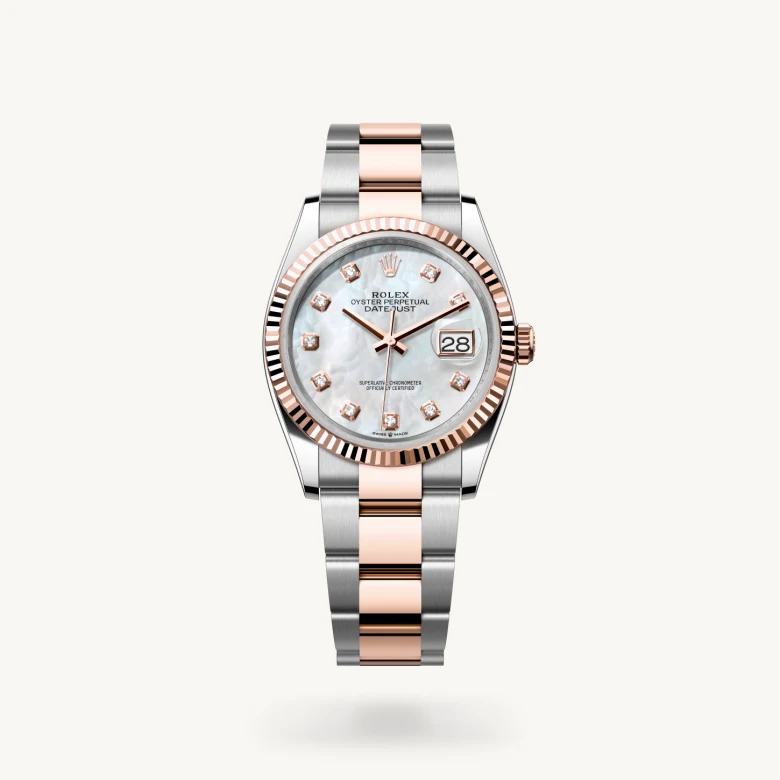 Rolex Datejust in Everose Rolesor - combination of Oystersteel and Everose gold, M126231-0022 - La Différence Time Centre