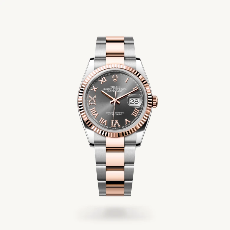 Rolex Datejust in Everose Rolesor - combination of Oystersteel and Everose gold, M126231-0024 - Humbertown Jewellers