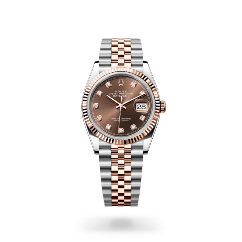 Rolex Datejust in Everose Rolesor - combination of Oystersteel and Everose gold, M126231-0053 - GemOro