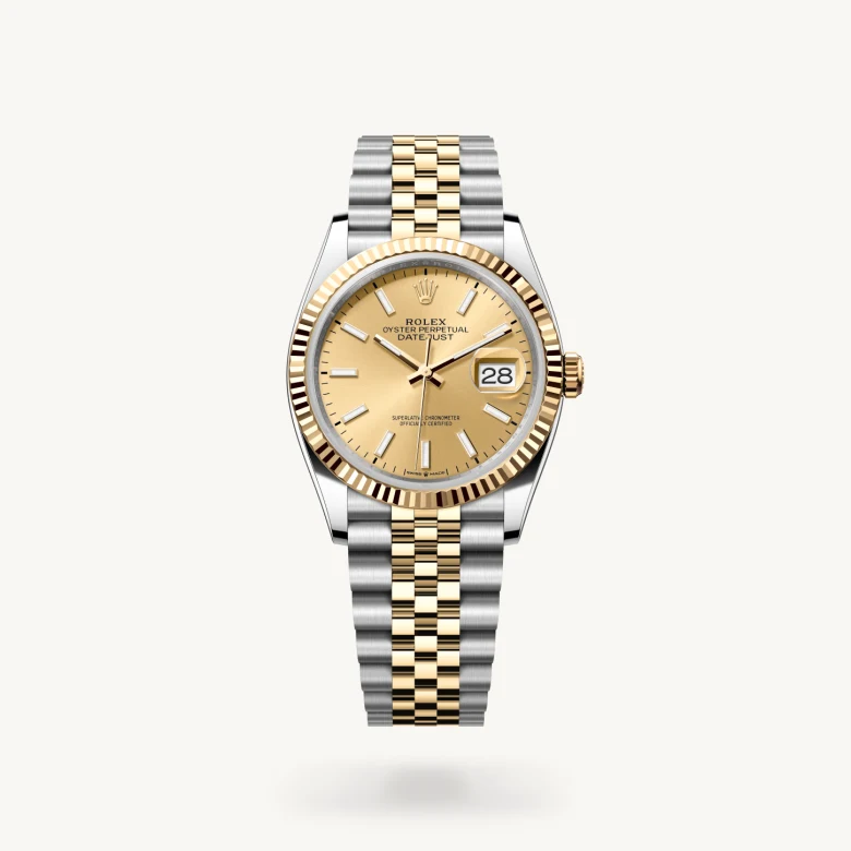 Rolex Datejust in Yellow Rolesor - combination of Oystersteel and yellow gold, M126233-0015 - GemOro