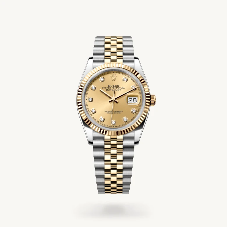 Rolex Datejust in Yellow Rolesor - combination of Oystersteel and yellow gold, M126233-0017 - La Différence Time Centre