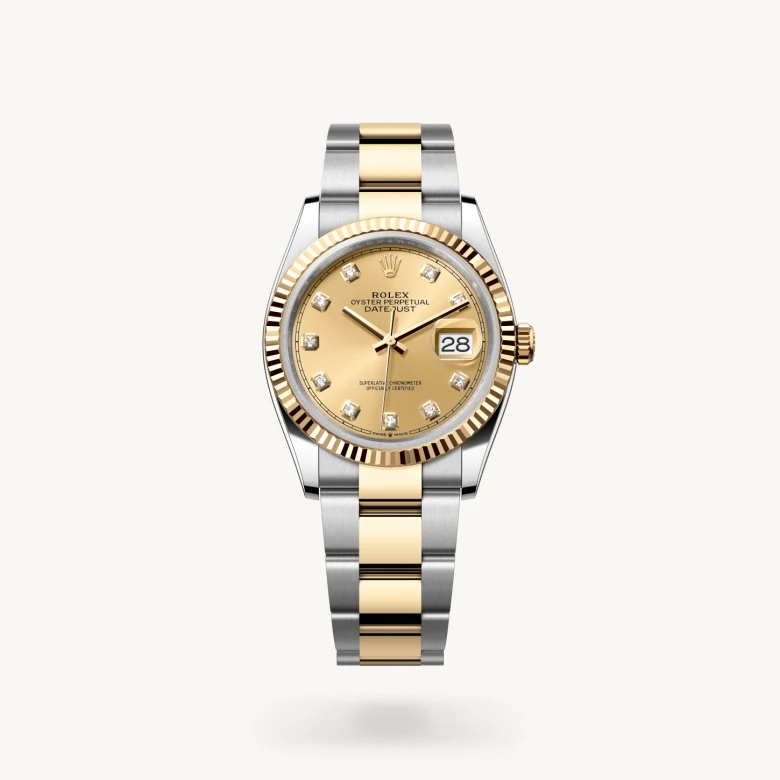 Rolex Datejust in Yellow Rolesor - combination of Oystersteel and yellow gold, M126233-0018 - La Différence Time Centre