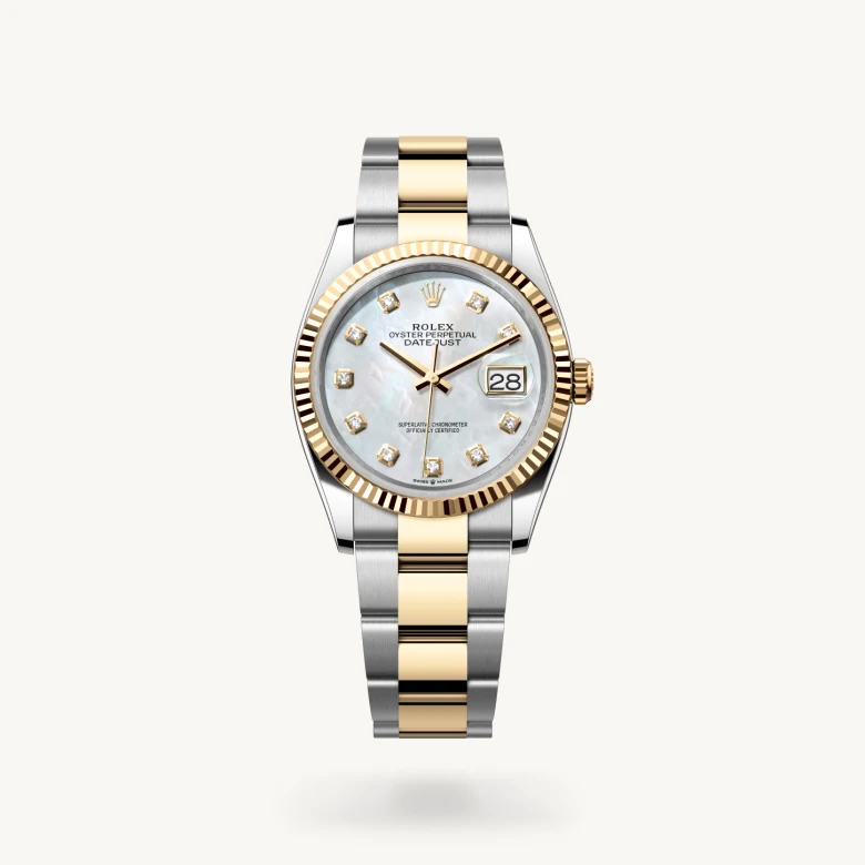 Rolex Datejust in Yellow Rolesor - combination of Oystersteel and yellow gold, M126233-0024 - Humbertown Jewellers