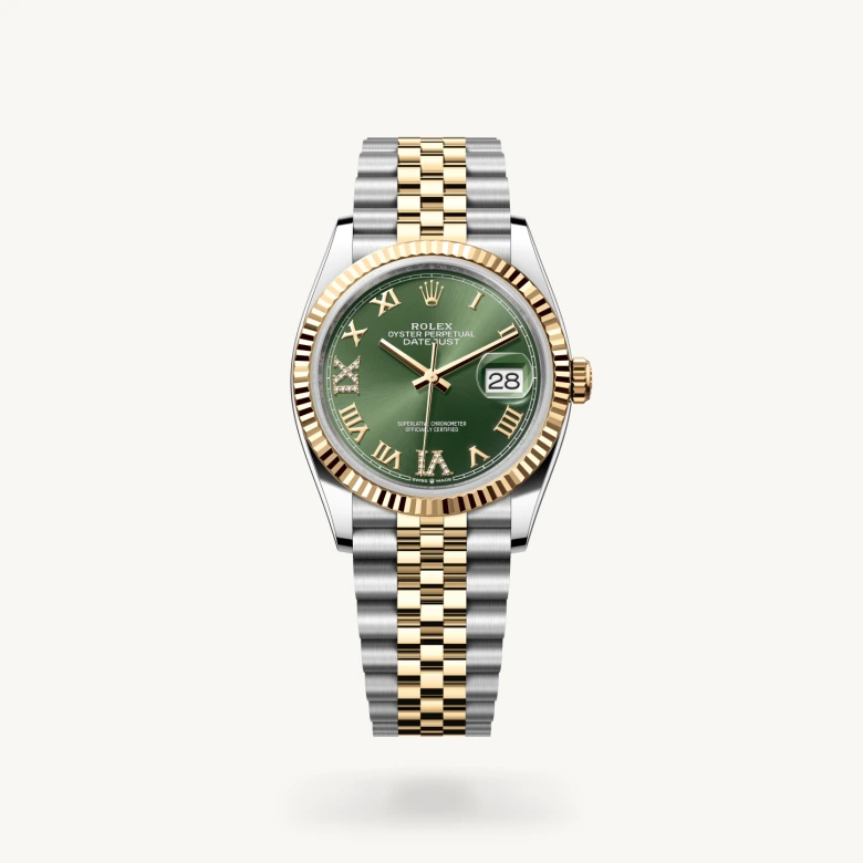 Rolex Datejust in Yellow Rolesor - combination of Oystersteel and yellow gold, M126233-0025 - Rolex Boutique San Jose