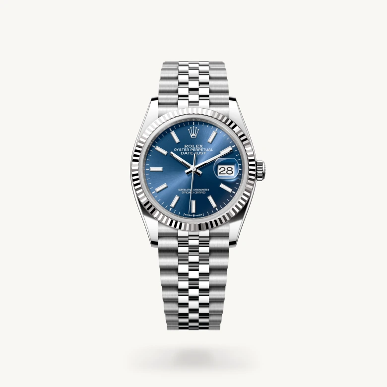 Rolex Datejust in White Rolesor - combination of Oystersteel and white gold, M126234-0017 - La Différence Time Centre