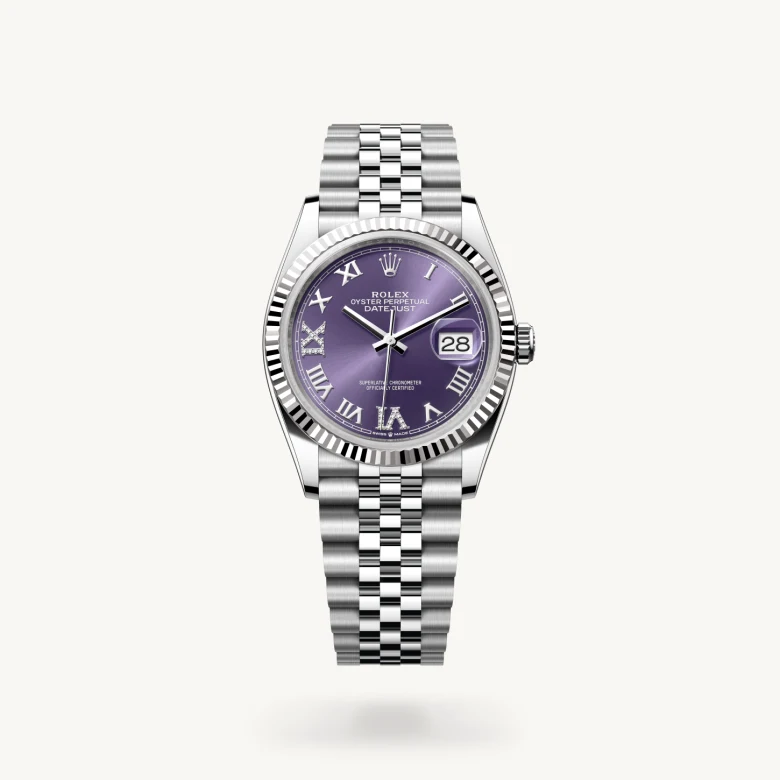 Rolex Datejust in White Rolesor - combination of Oystersteel and white gold, M126234-0021 - La Différence Time Centre