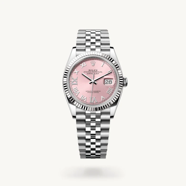 Rolex Datejust in White Rolesor - combination of Oystersteel and white gold, M126234-0031 - La Différence Time Centre