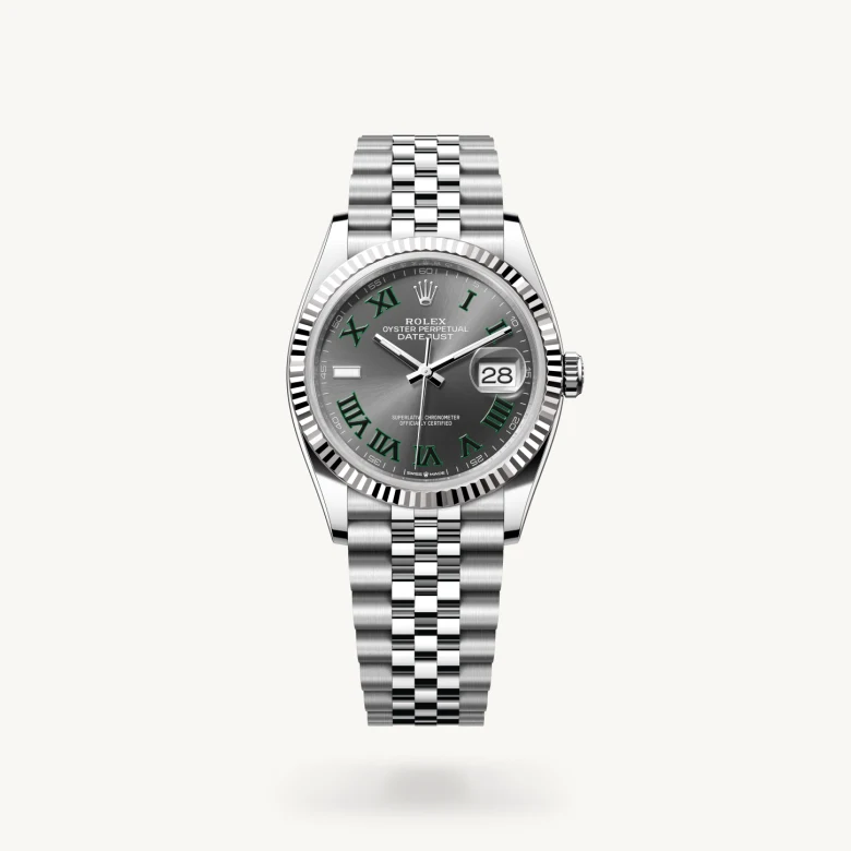 Rolex Datejust in White Rolesor - combination of Oystersteel and white gold, M126234-0045 - La Différence Time Centre