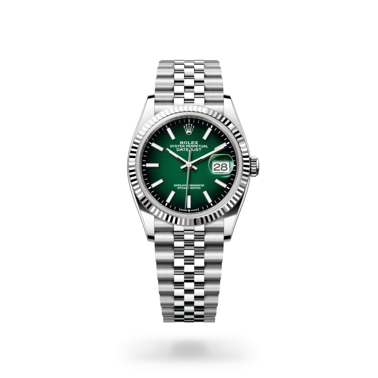 Rolex Datejust in White Rolesor - combination of Oystersteel and white gold, M126234-0059 - Joseph-Anthony