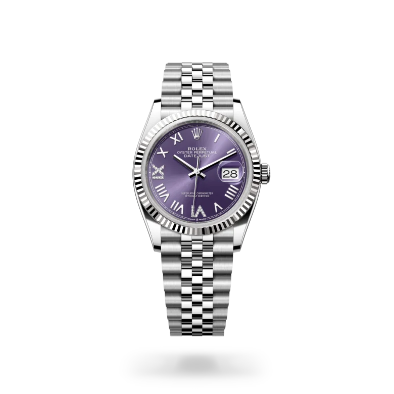 Rolex Datejust in White Rolesor - combination of Oystersteel and white gold, M126234-0063 - Joseph-Anthony