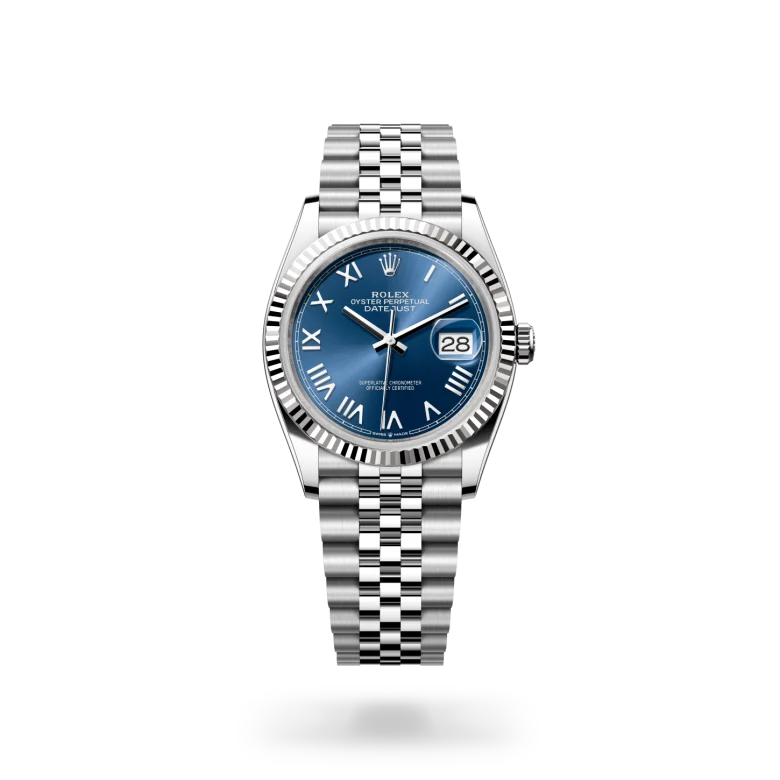 Rolex Datejust in White Rolesor - combination of Oystersteel and white gold, M126234-0069 - Joseph-Anthony