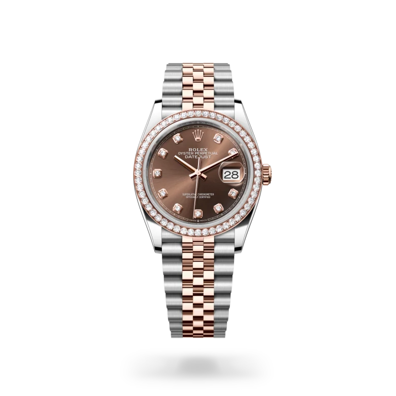 Rolex Datejust in Everose Rolesor - combination of Oystersteel and Everose gold, M126281RBR-0041 - Joseph-Anthony