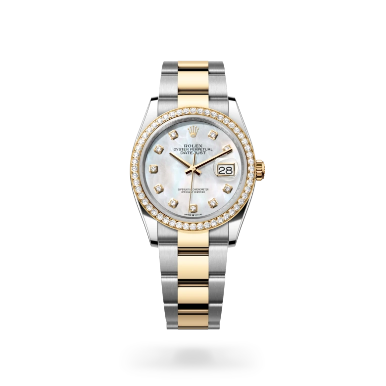 Rolex Datejust in Yellow Rolesor - combination of Oystersteel and yellow gold, M126283RBR-0010 - Heller Jewelers