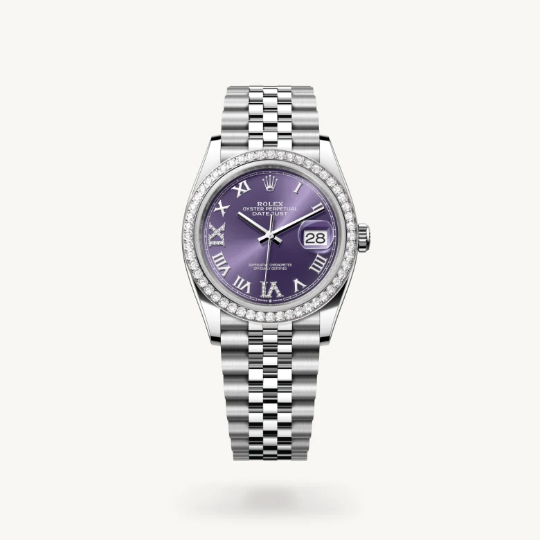 Rolex Datejust in White Rolesor - combination of Oystersteel and white gold, M126284RBR-0013 - GemOro