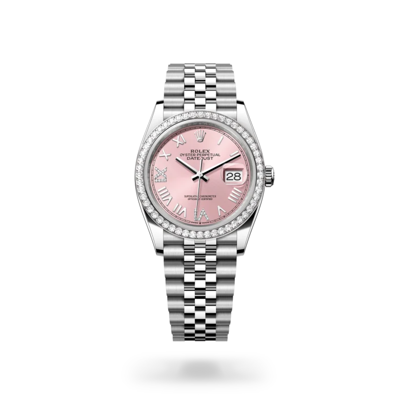 Rolex Datejust in White Rolesor - combination of Oystersteel and white gold, M126284RBR-0057 - Joseph-Anthony