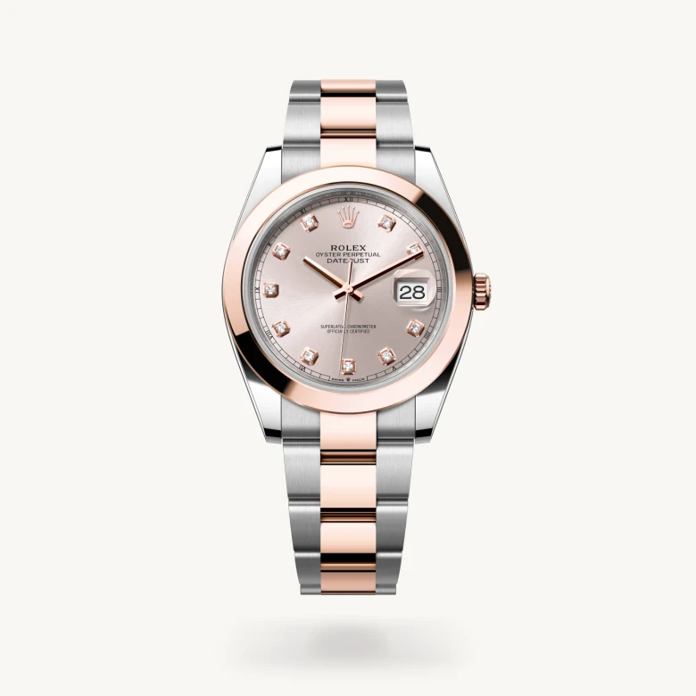 Rolex Datejust in Everose Rolesor - combination of Oystersteel and Everose gold, M126301-0007 - Humbertown Jewellers