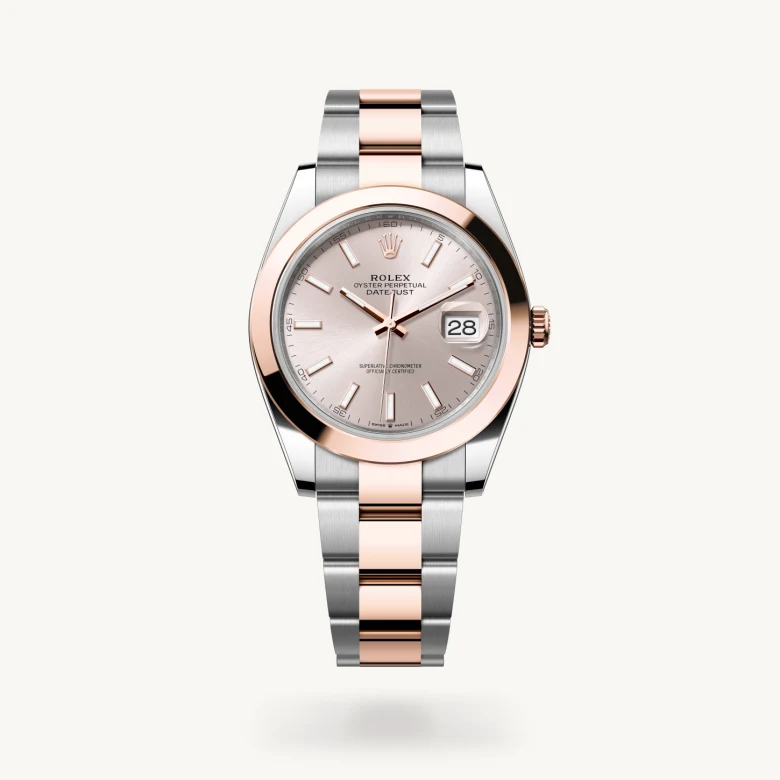 Rolex Datejust in Everose Rolesor - combination of Oystersteel and Everose gold, M126301-0009 - Humbertown Jewellers