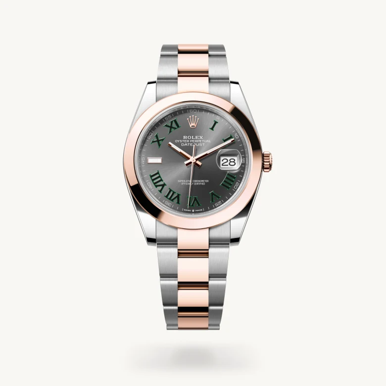 Rolex Datejust in Everose Rolesor - combination of Oystersteel and Everose gold, M126301-0015 - Rolex Boutique San Jose