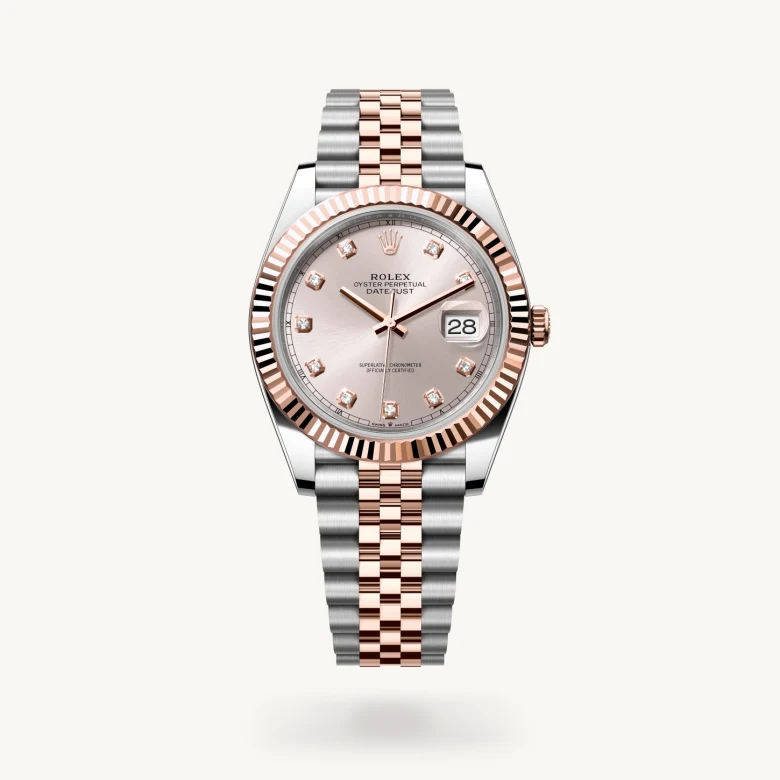 Rolex Datejust in Everose Rolesor - combination of Oystersteel and Everose gold, M126331-0008 - GemOro