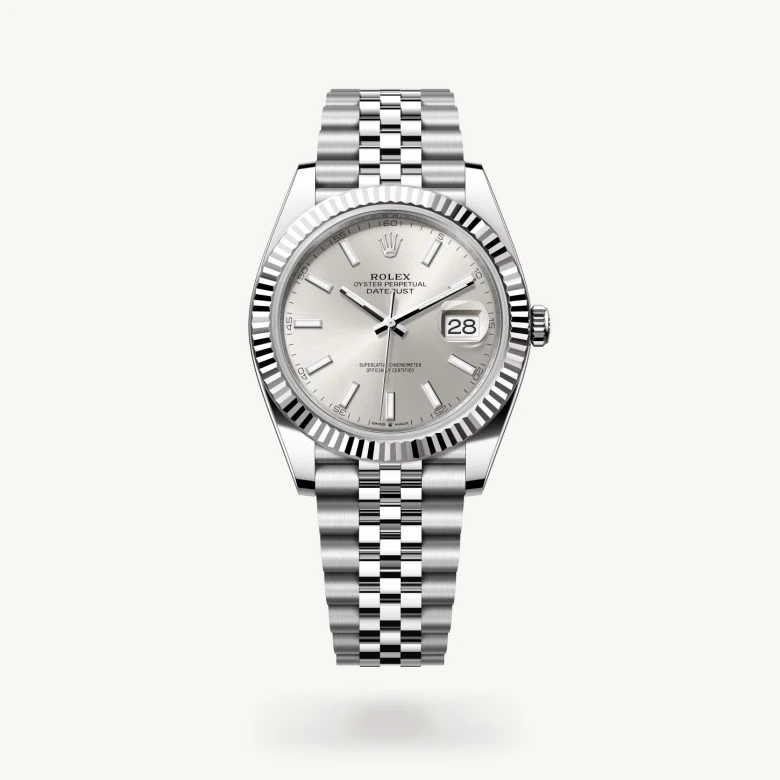 Rolex Datejust in White Rolesor - combination of Oystersteel and white gold, M126334-0004 - La Différence Time Centre