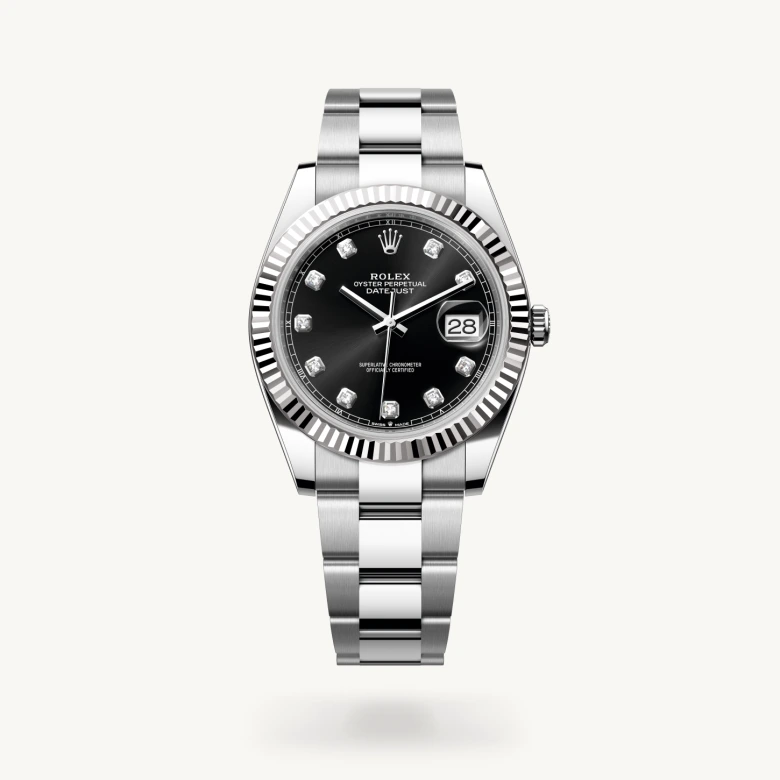 Rolex Datejust in White Rolesor - combination of Oystersteel and white gold, M126334-0011 - J. Vair Jewellers