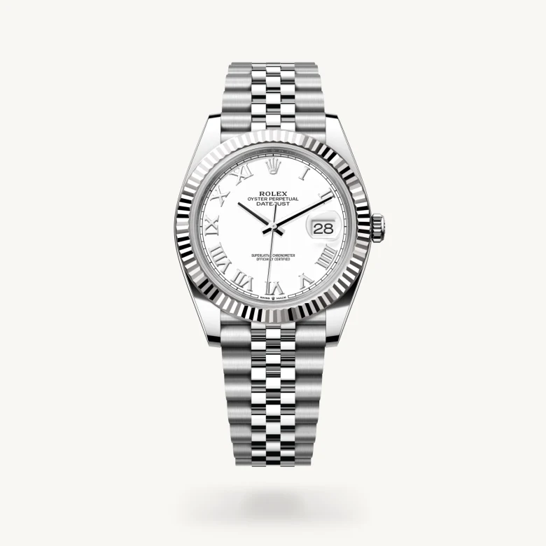 Rolex Datejust in White Rolesor - combination of Oystersteel and white gold, M126334-0024 - La Différence Time Centre