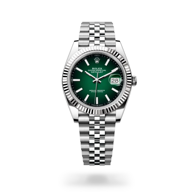 Rolex Datejust in White Rolesor - combination of Oystersteel and white gold, M126334-0034 - Joseph-Anthony