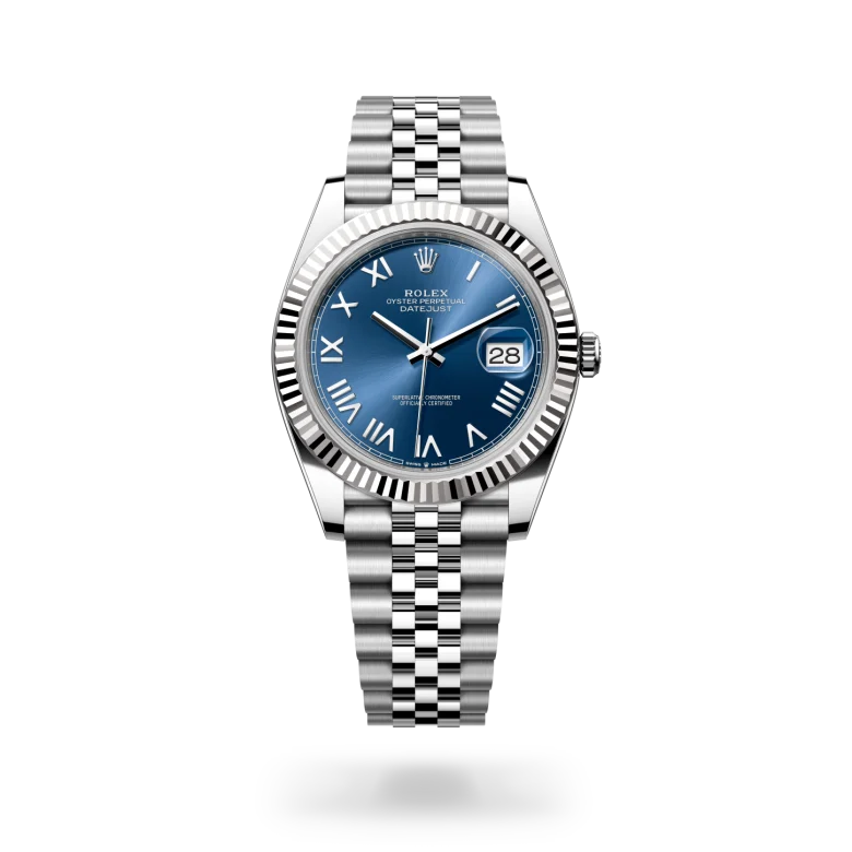 Rolex Datejust in White Rolesor - combination of Oystersteel and white gold, M126334-0038 - Joseph-Anthony