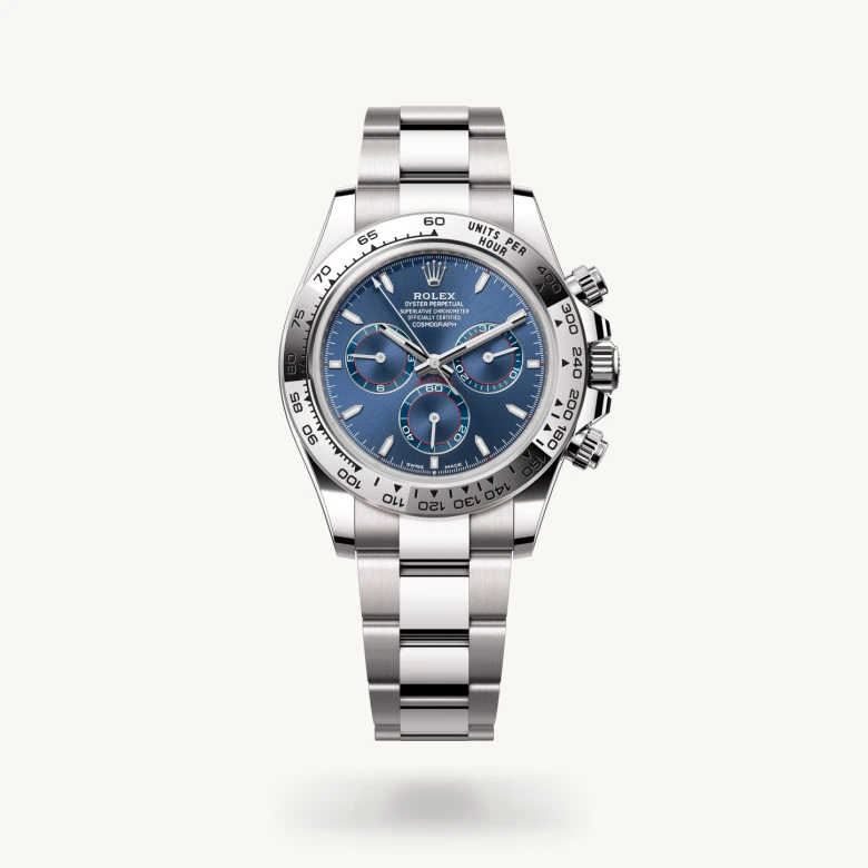 Rolex Cosmograph Daytona in 18 ct white gold, M126509-0005 - J. Vair Jewellers