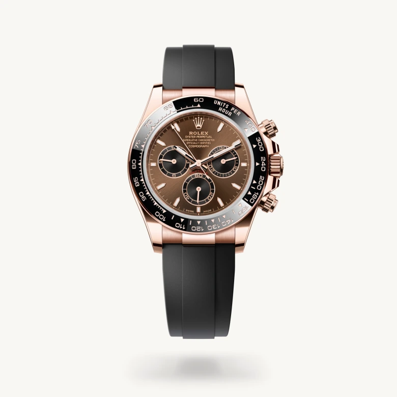 Rolex Cosmograph Daytona in 18 ct Everose gold, M126515LN-0010 - J. Vair Jewellers