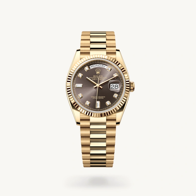 Rolex Day-Date in 18 ct yellow gold, M128238-0022 - Build