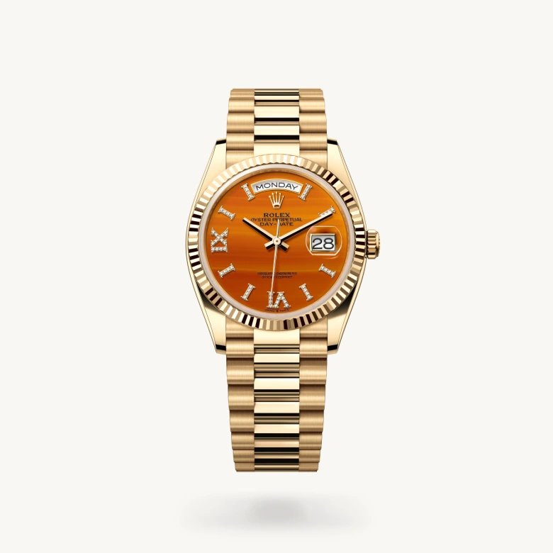 Rolex Day-Date in 18 ct yellow gold, M128238-0088 - Rolex Boutique San Jose