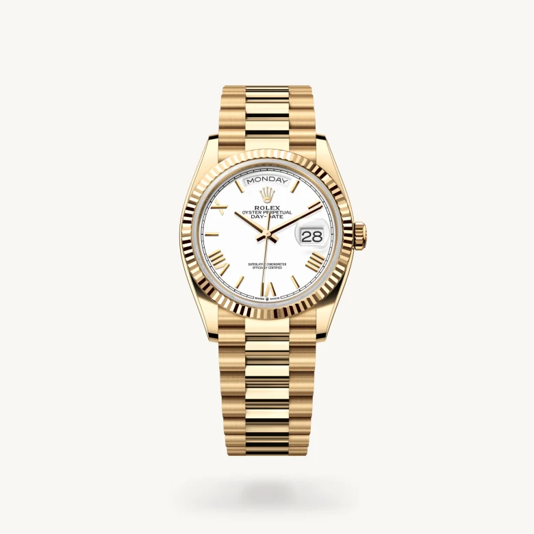 Rolex Day-Date in 18 ct yellow gold, M128238-0113 - J. Vair Jewellers