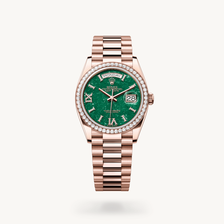 Rolex Day-Date in 18 ct Everose gold, M128345RBR-0068 - Build