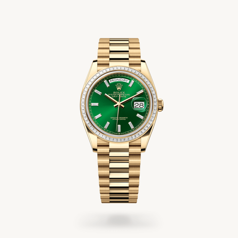Rolex Day-Date in 18 ct yellow gold, M128398TBR-0035 - Humbertown Jewellers
