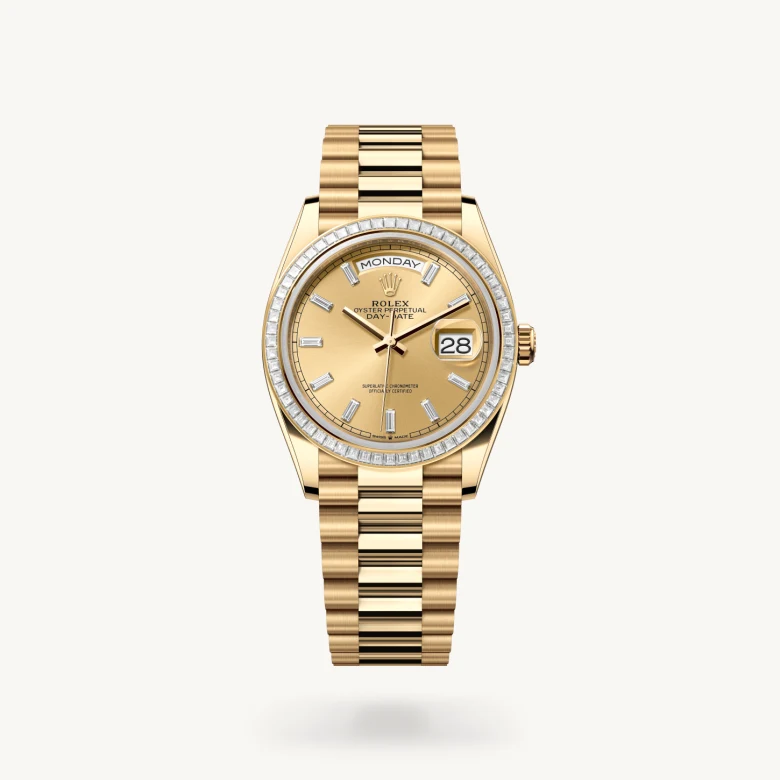 Rolex Day-Date in 18 ct yellow gold, M128398TBR-0037 - Build
