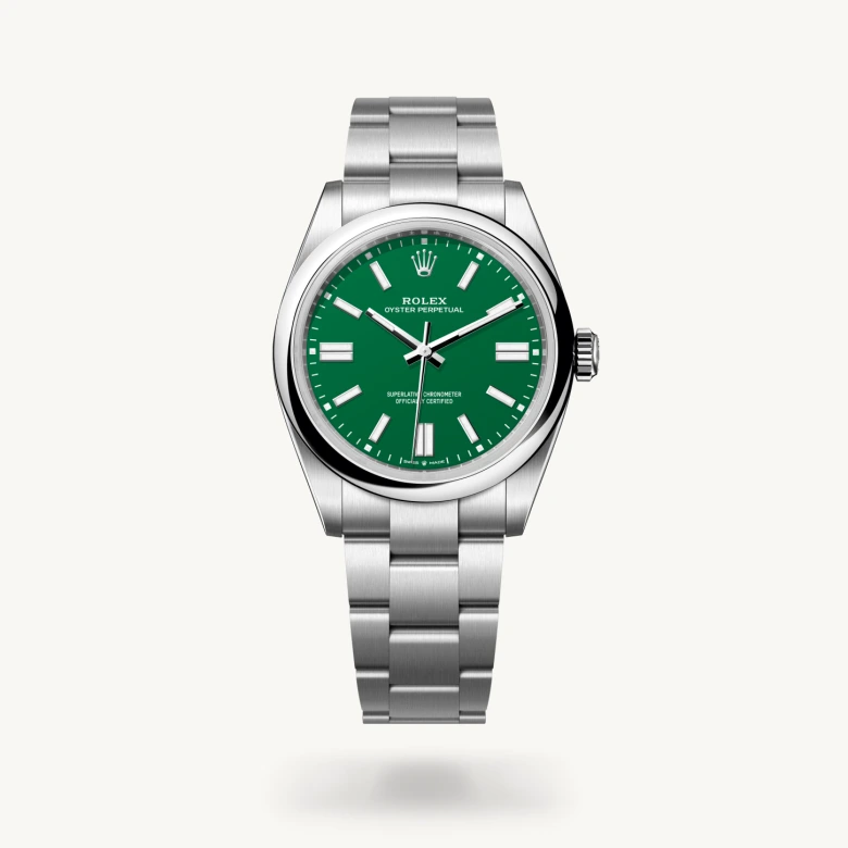 Rolex Oyster Perpetual in Oystersteel, M134300-0004 - J. Vair Jewellers